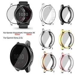 TPU Case Protective Cover Plating For Garmin Vivoactive 4 4S / Venu 2 2S