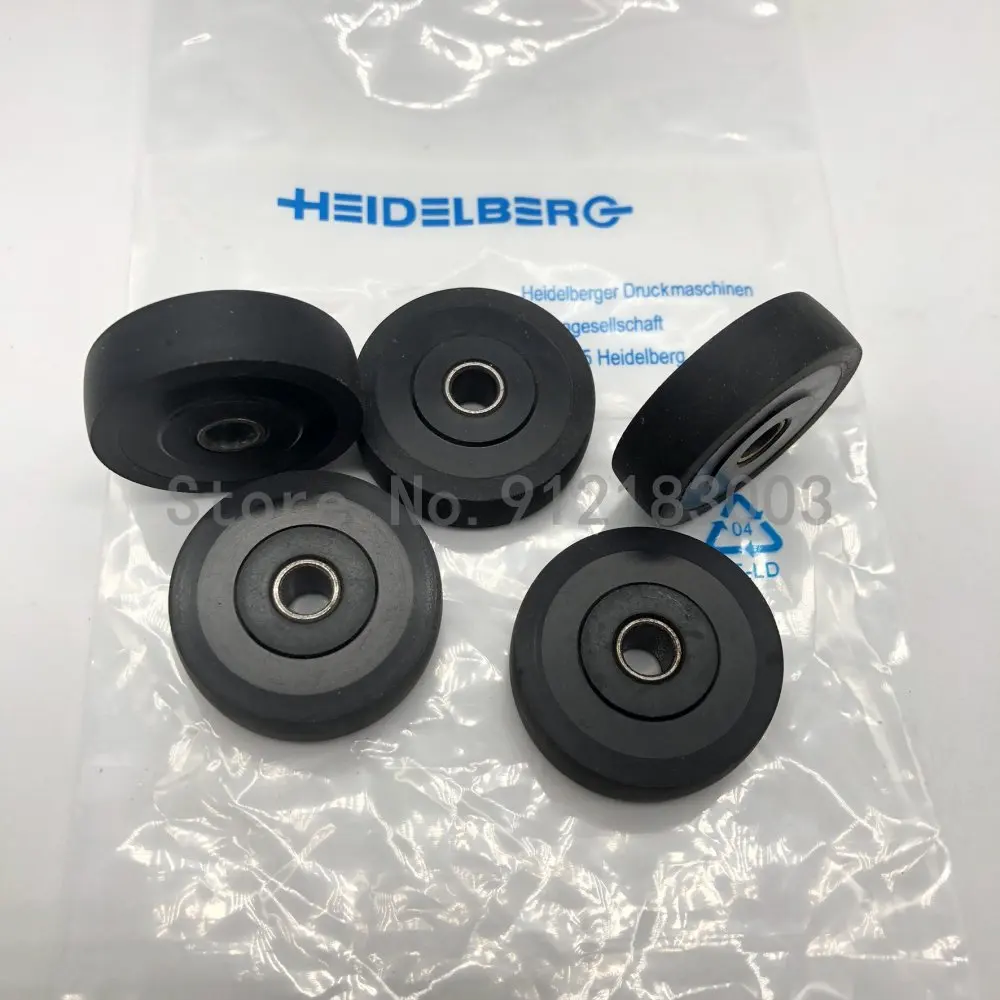 Best Quality 89.016.236 SM102 Printing Machine Wheel Heidelberg SM52 Rubber Roller Feeder 6x32x10mm