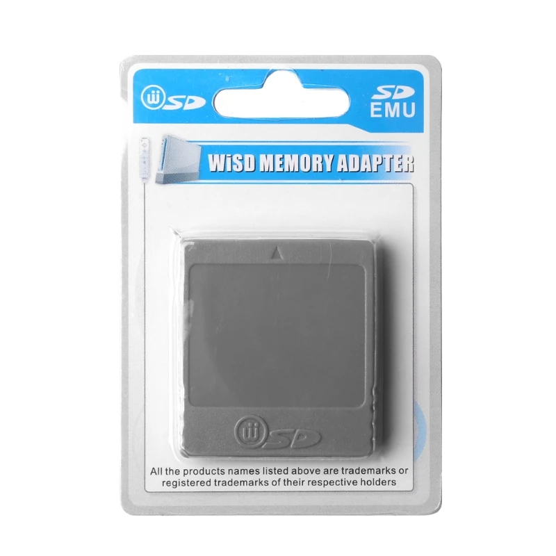 Adaptador convertidor de lector de tarjetas de memoria Flash SD para consola Nintendo Wii NGC