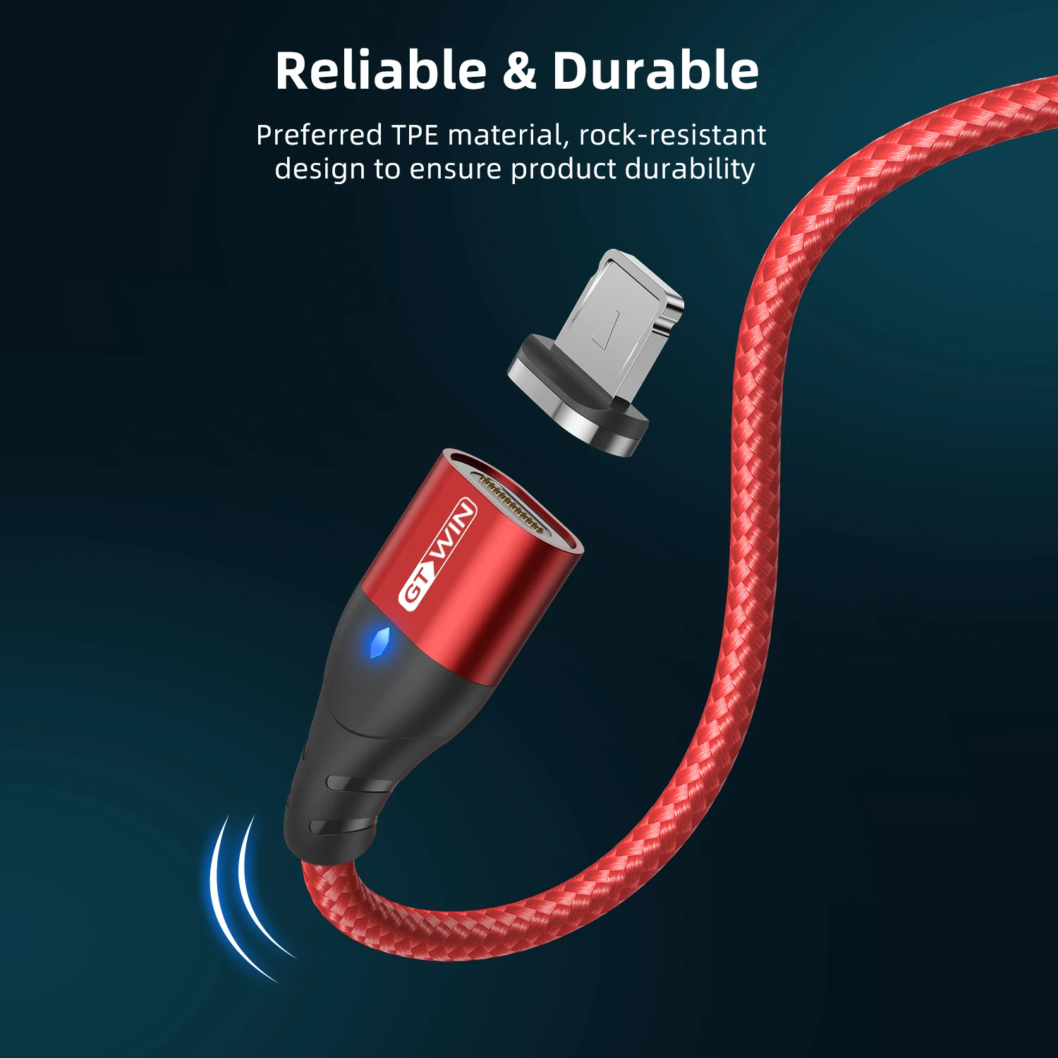 Gtwin Magnetische Kabel Micro Type C Usb Snel Opladen Kabels Magneet Data Oplader Voor Iphone Samsung Huawei Xiaomi Snel Opladen 3a