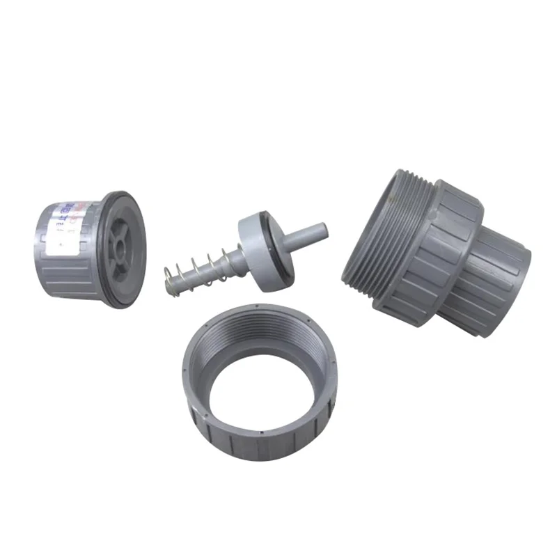 PVC One Way Non Return Check Valve Pipe Fitting for Garden Irrigation Aquarium Fish Tank 32-63mm Inner Diameter  1 Pcs