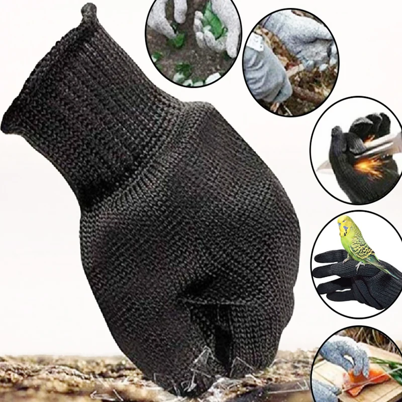 Pet Parrot Anti-bite GlovesCatching Bird Flying Parrot Training Wire Gloves Prevent Biting Protect Hands BirdTraining Supplies