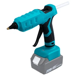 Cordless Hot Glue Gun for Dewalt Makita Milwaukee 18V Battery with 20 Glue Sticks DIY Heat Repair Tool Christmas(NO BATTERY)