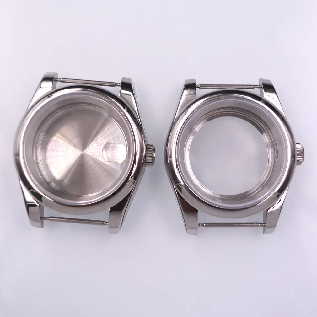 

36mm / 39mm watch case fit NH35 NH35A NH36 NH36A PT5000 ETA 2824 2836 Miyota 8205 8215 movement polished sapphire glass case