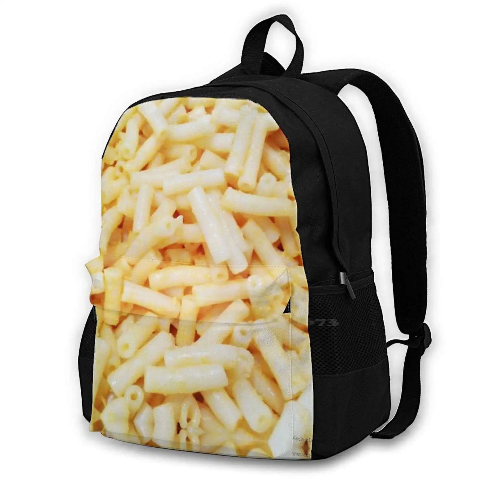 Buy Me Lunch Fashion Pattern Design Travel Laptop School Backpack Bag Raw Pasta