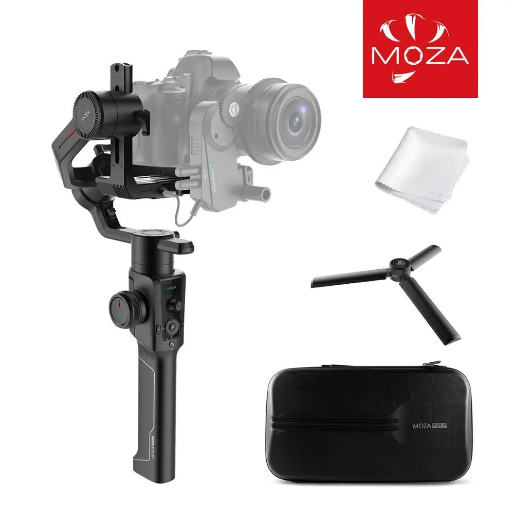 MOZA Air 2 with Hard Protection Case, 3 Axis Handheld Gimbal Stabilizer, 9lbs Payload, 16-Hour Long Working Time for DSLR Camera