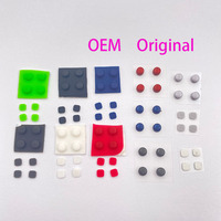 1Set OEM  Upper LCD Screws Hole Cover For New 3DS XL LL Console Front Back Screw Rubber Feet Cover