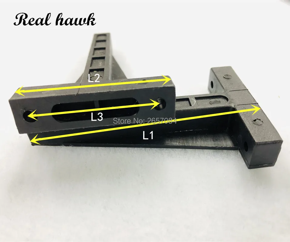 Modelo de avión de ala fija, montaje de motor Isosceles divididos (L1xL2xL3) para motor de Nitro o gasolina, piezas de avión RC