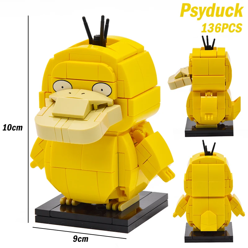 pokemon figures Pikachu cartoon brick pocket monster ball  monster brick set classic cartoon movie doll model children\'s toys