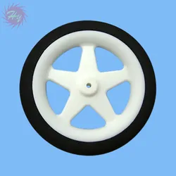 10 Pcs  Super Light 5 Spoke Wheels (Sponge Tire) Color White For RC Airplane Replacement Toys Plane Accessory Dia30-46mm