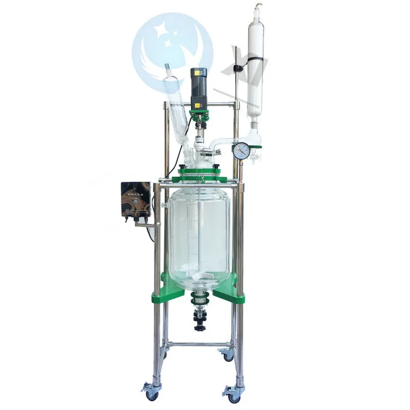Double-layer Glas Reactor 50000 ML XHSSF-50L Aangepaste Multi-functionele Glas Reactie Caldron
