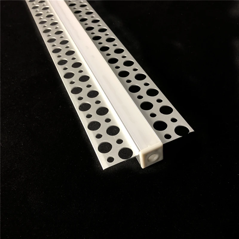 

5-30pcs/lot 80inch 2m embedded led aluminium profile,10mm pcb strip tape light flat edge invisible linear channel for wall /ceil