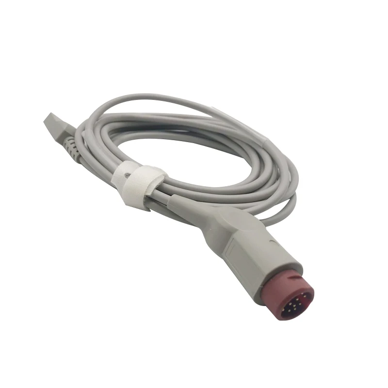 Invasive Blood Pressure Cable IBP Transducer Adapter Cable 12 Pin To Utah for Mindray PM7000 PM8000 T5 T8 Patient Monitor