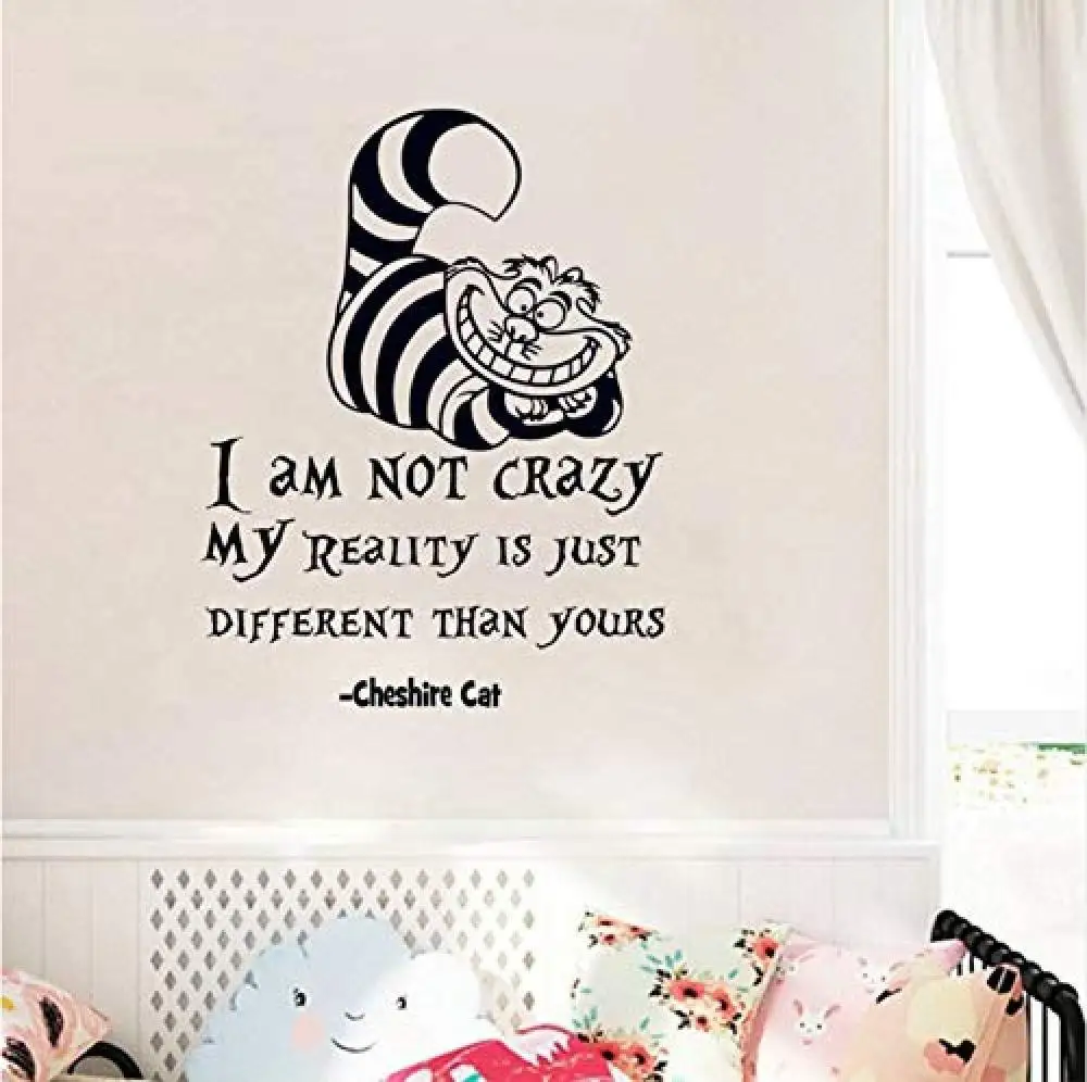 

I am not crazy Wall Art Stickers Decal Decor Vinyl Poster Mural wallpaper removeable Custom DIY Kids gift