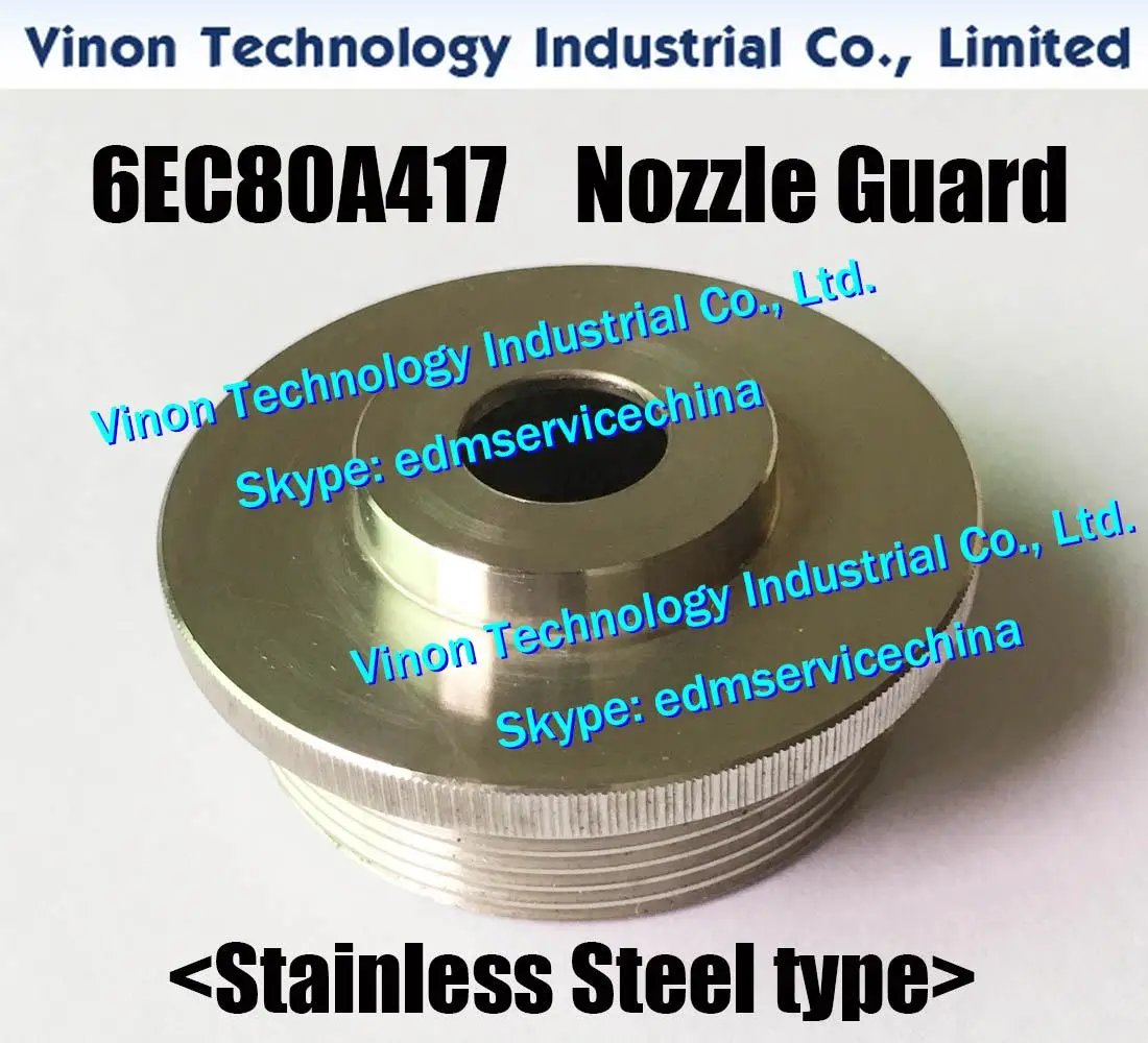 

6EC80A417 edm Nozzle Guard 12L (Stainless steel type). edm Laminar nozzle guard 6EC.80A.417, 6EC80A418, 6EC.80A.417, 6EC80A418=2