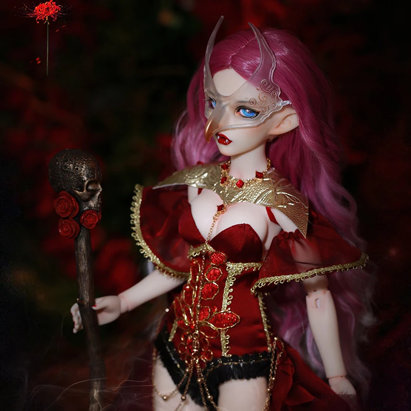 Fairyland Minifee Klaus 1/4Manjusaka BJD 인형 화장품 bjd 이동식 관절 풀세트 w 메이크업, 어린이 장난감, 여아 생일 선물