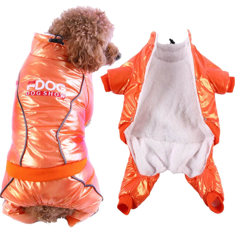 

Winter Warm Pet Jumpsuit Romper Thicken Puppy Dog Clothes for Small Dogs Chihuahua Pomeranian Cat Overalls mascotas Clothing