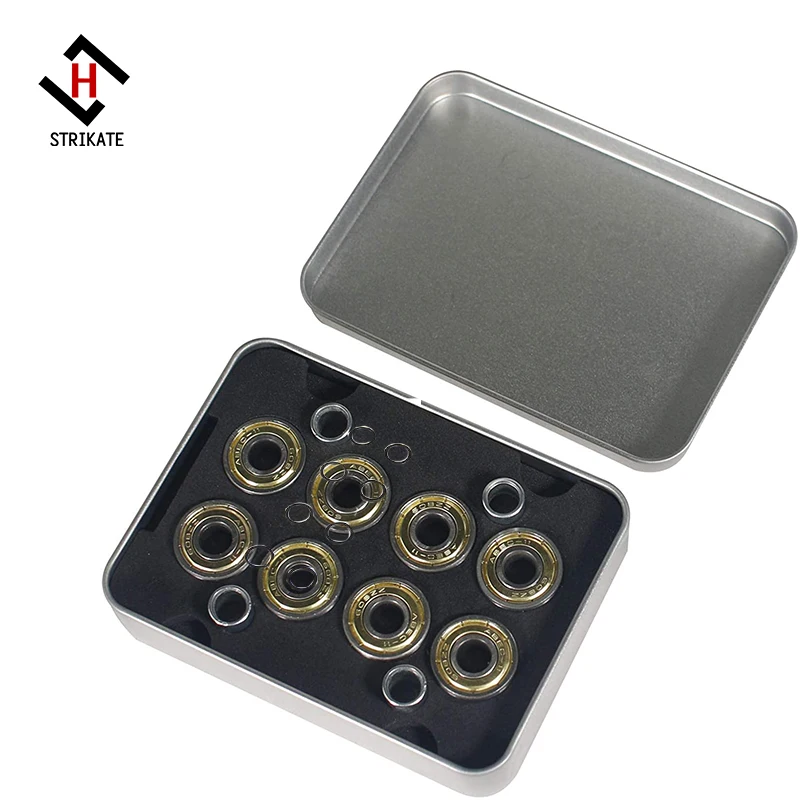 20pcs combo 608zz Skateboard Bearings Longboard Bearings for Wheels Bearings for Board Trucks Skates with abec-11 8 Pack