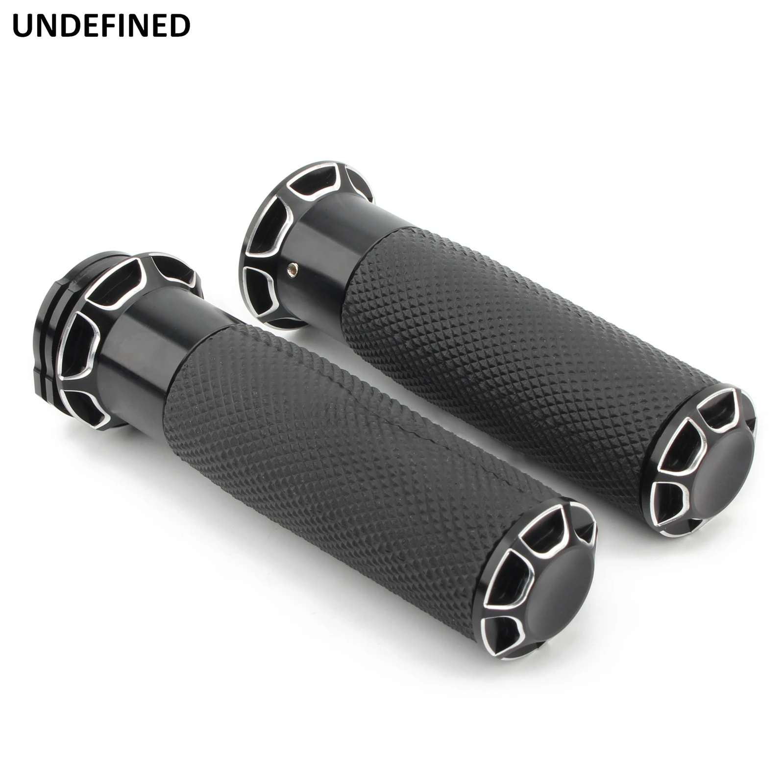 

1"25mm Black Hand Grips For Harley Sportster 883 1200 XL XR Softail Touring Dyna VRSC Handlebar