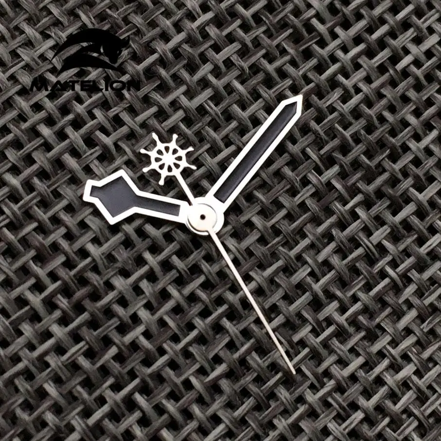 Snowflake Style black golden Watch Hands For NH35 NH36 7s26 4r35 7009 Gold Black Color Replacements Watch hands