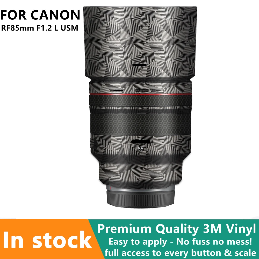 

for Canon RF85 F1.2 Lens Premium Decal Skin For Canon RF85mm F1.2 L USM DS Lens Protector Wrap Cover Sticker