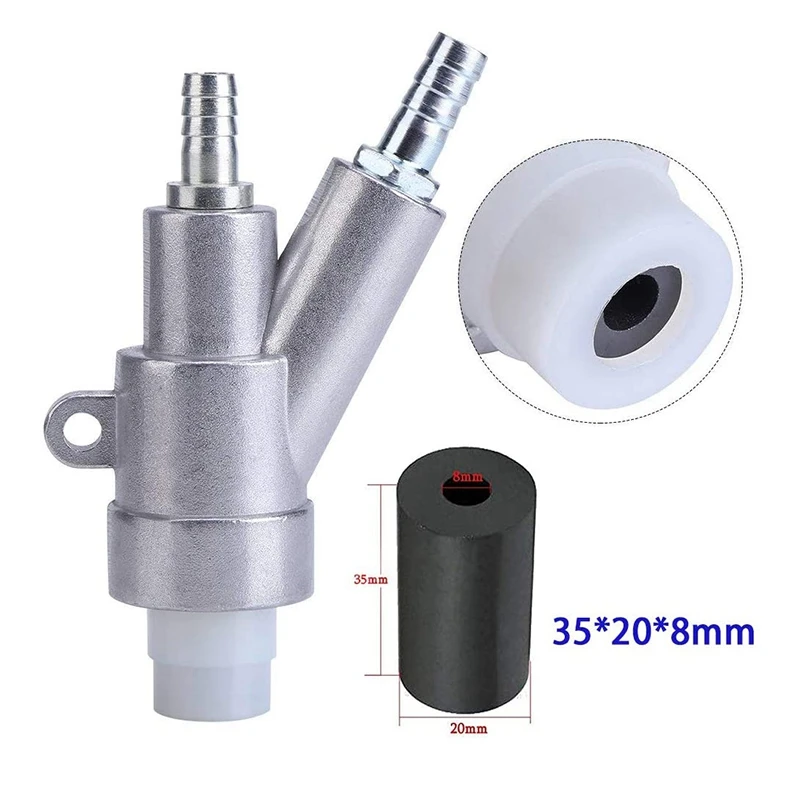 Air Sandblaster เครื่องมือพ่นทรายสําหรับสนิมฝุ่นลบ Sand Blaster Air เครื่องมือพร้อมหัวฉีดโบรอนคาร์ไบด์ (8 มม.)