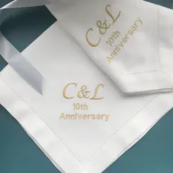 12 Pieces Customise Napkins Personalized Napkin Customized Logo for dinner wedding party housewarming customized Napkins