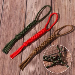 Corde paracorde de survie en nylon pour camping en plein air, nœud de maïs, ornements JOTool, couteau, pendentif, porte-clés tombant, 7 brins, 1 PC