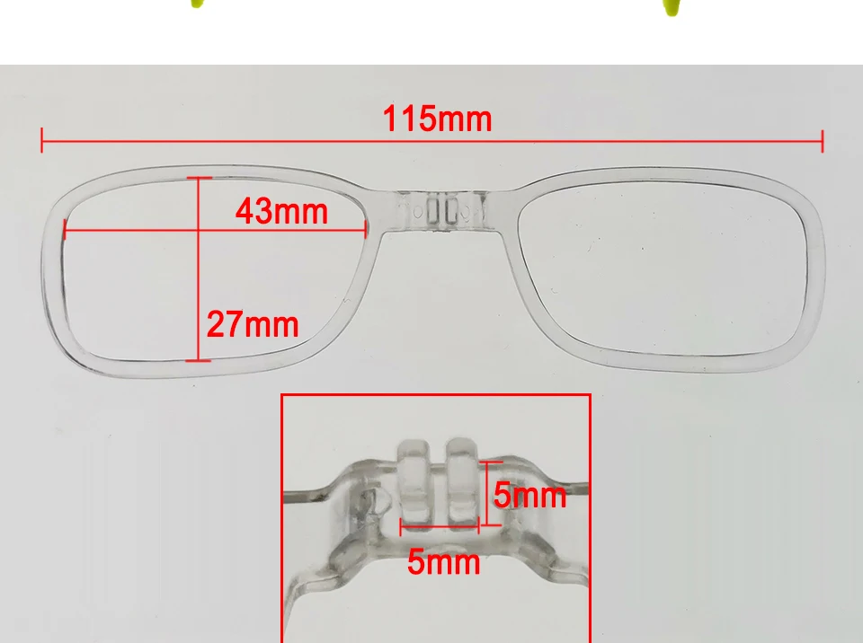 LOCLE Fahrradbrille, Myopierahmen, Fahrrad, Radfahren, Sonnenbrille, Innenrahmen, ohne Myopie-Linse – Detail 2