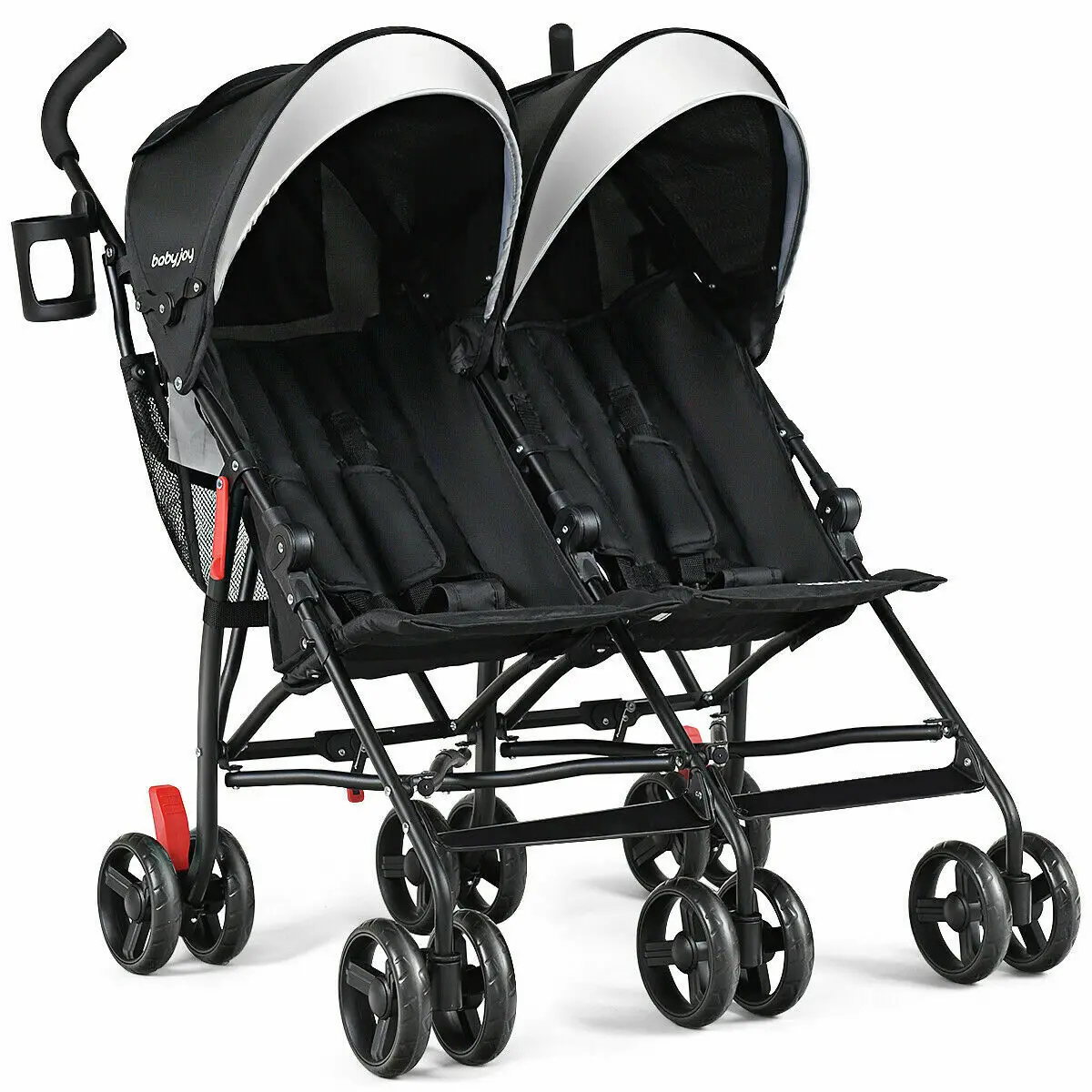 Foldable Twin Baby Double Stroller Kids Ultralight Umbrella Stroller Pushchair