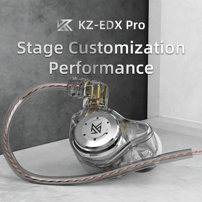 سماعات KZ EDX PRO داخل الأذن ديناميكية HIFI موسيقى سماعات رياضية إلغاء الضوضاء سماعة رأس رياضية KZ EDX PRO DQ6 ZS10PRO MT1 - 4