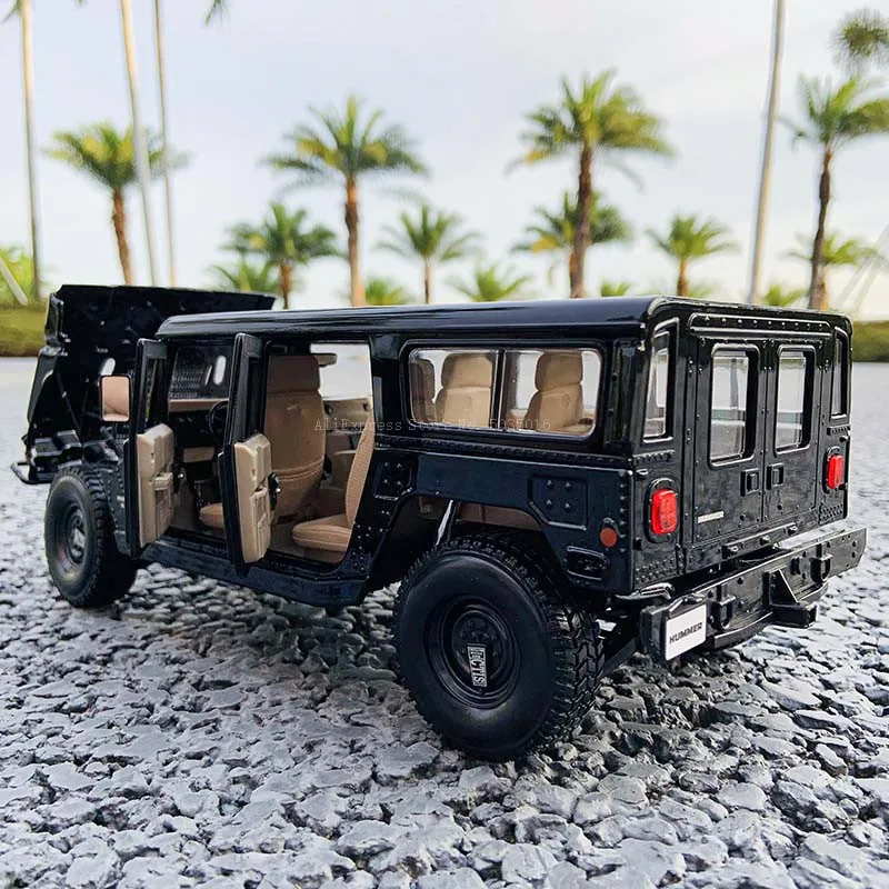 Maisto 1:18 Hummer H1 static simulation die-casting alloy model car toy collection gift off-road SUV alloy car model