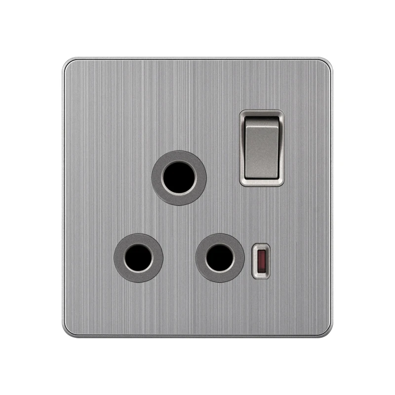 FIKO Tri Color aluminum magnesium alloy 86 type 15A non-standard African Indian large three hole round hole socket