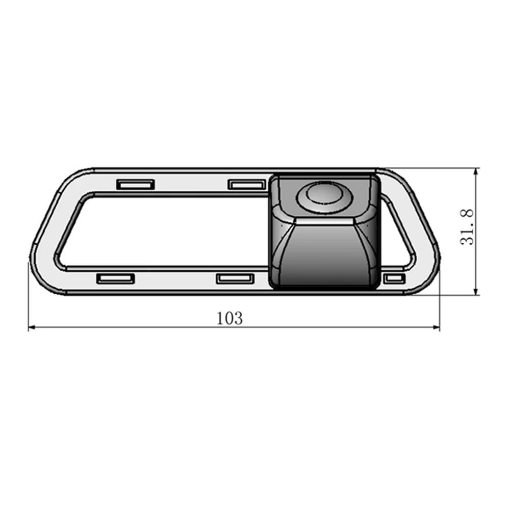 Misayaee HD 720p Rear view Camera for Nissan Tiida 2012 2013 2014 2015 Versa ,Reversing Backup Camera Waterproof Camera