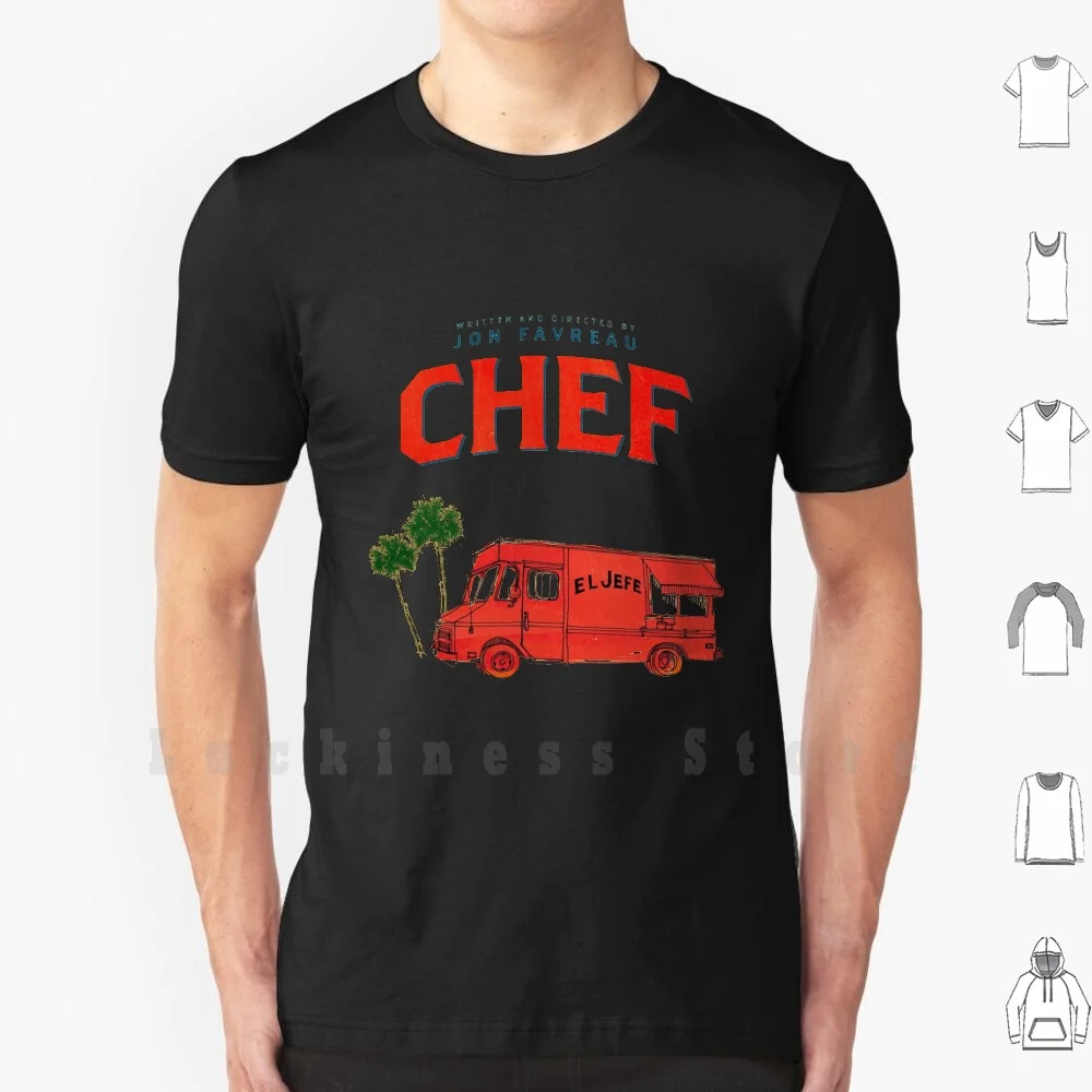 Chef Car T Shirt DIY 100% Cotton 6xl Movie Film El Cinema Comedy Romantic Drama Jefe Car Cars Vintage Automobile Classic Auto