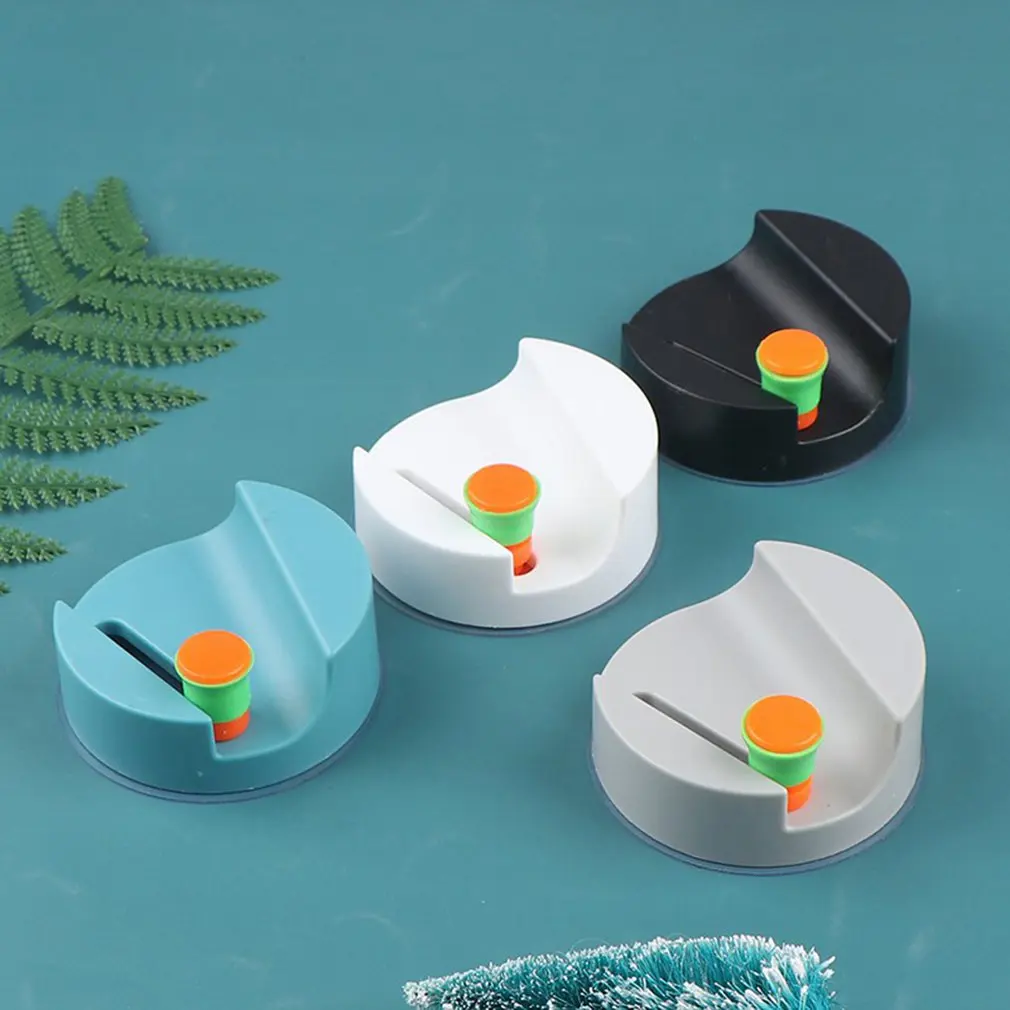 Soporte de fregona montado en la pared, colgador de escoba de almacenamiento adhesivo ajustable para el hogar, ganchos para fregona para cocina y baño
