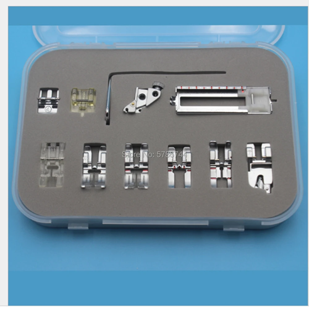 CY-011-001 sewing feet kits  11 Pcs Feet Foot Set For Pfaff 74 79 85 95 284 285 295 296 297 360 801 809 905