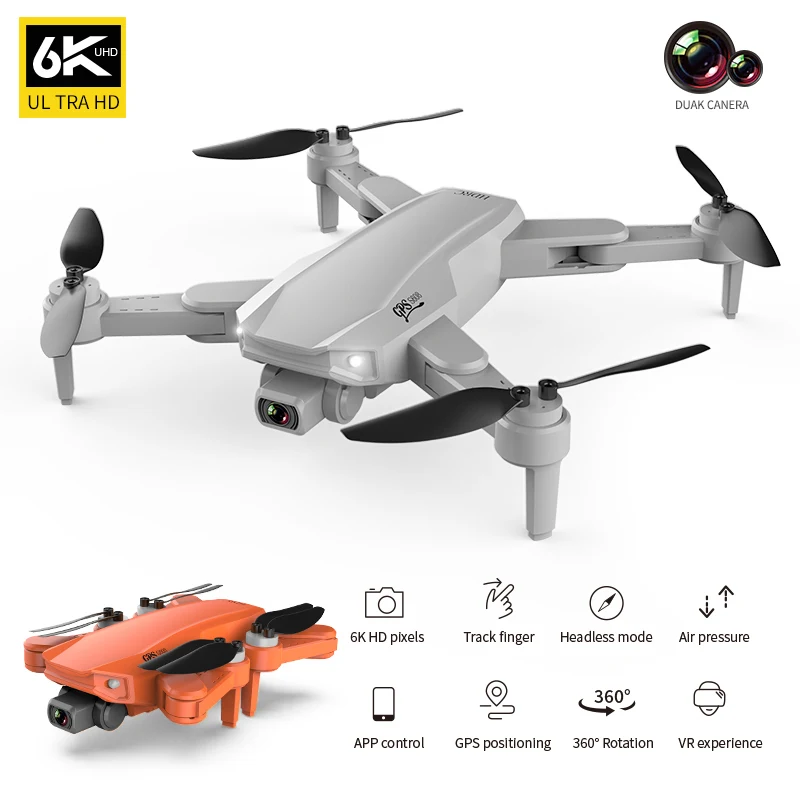 2021 neue S608 GPS Drone 6K Dual HD Kamera Professionelle Luft Fotografie Bürstenlosen Motor Faltbare Quadcopter RC Abstand 3000M