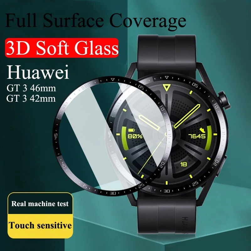 

3D мягкое стекло для Huawei Watch GT 3 46 мм GT 3 42 мм GT3 2 Pro Защита экрана для Watch 3 Pro