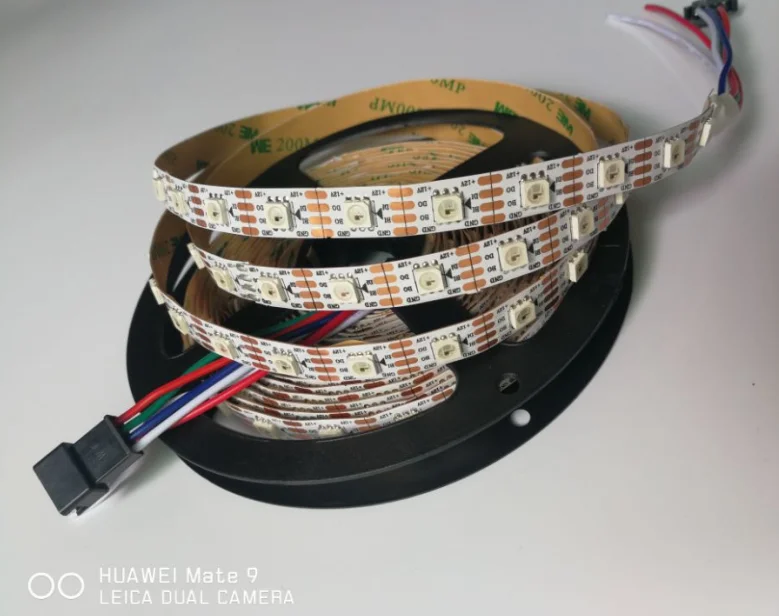 WS2815 Dual-signal Individually Addressable backlight tape 30/60/100/144led RGB Pixel light Strip DC12V