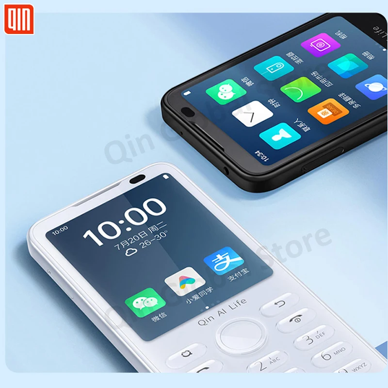 Qin F21 Pro Smart Touch Screen Phone Wifi 5G+2.8 Inch 3GB + 32GB / 4GB 64GB Bluetooth 5.0 480*640 Global Verison Phone