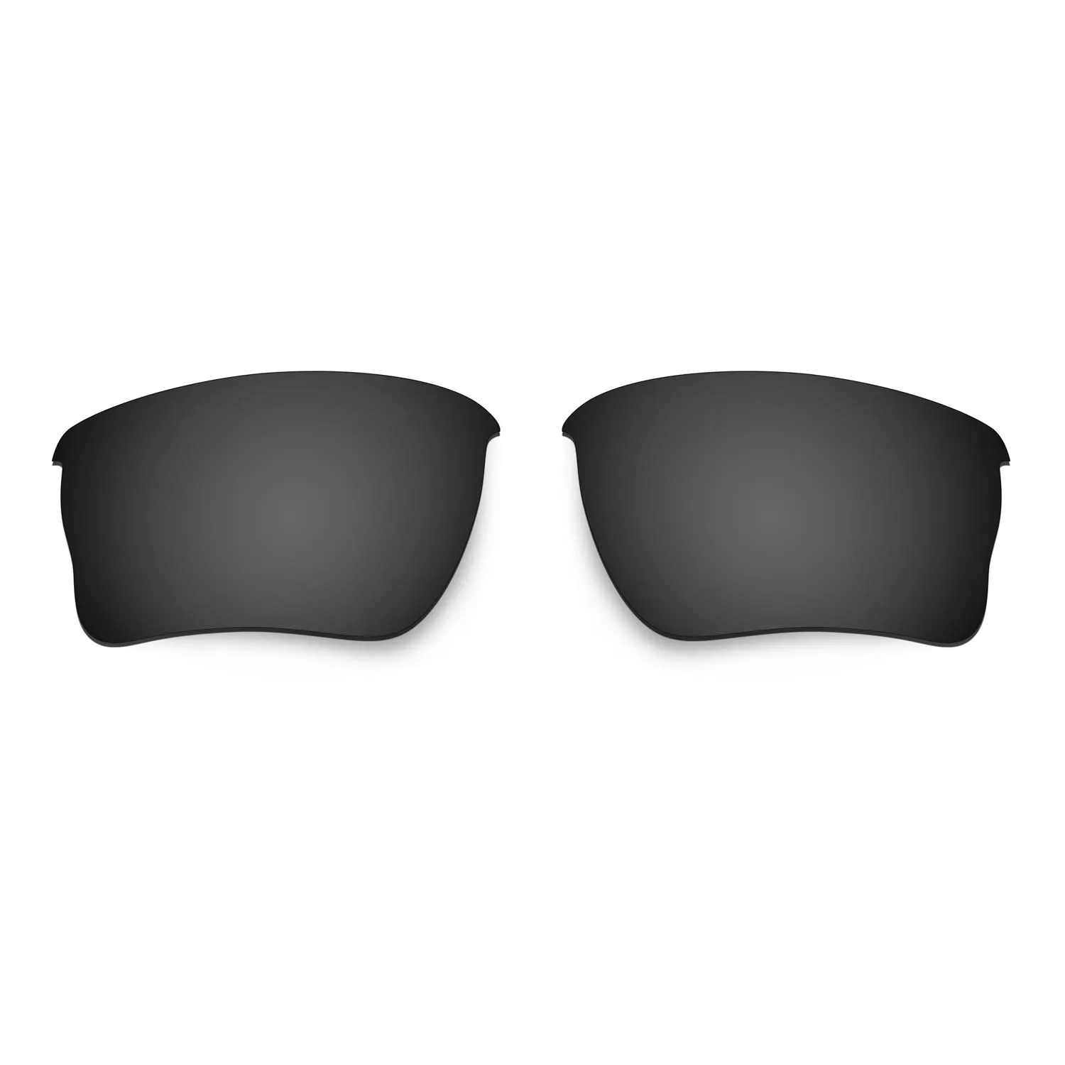 HKUCO Polarized Replacement Lenses For Quarter Jacket Sunglasses Black/Green 2 Pairs