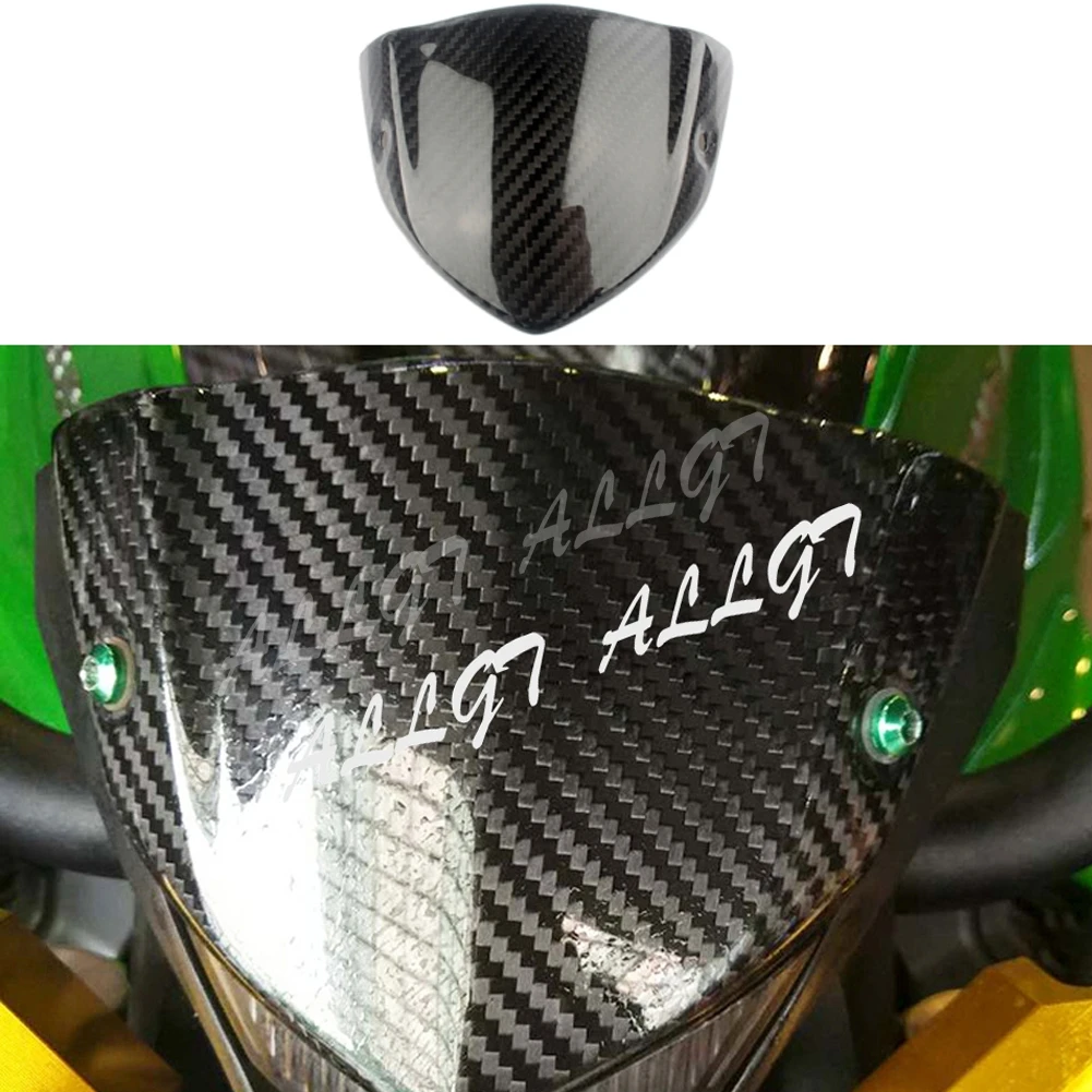 Pre-Preg 3K Twill Real Carbon  Lower Windscreen Instrument Gauge Cover For Kawasaki Z1000 2014 2015 2016