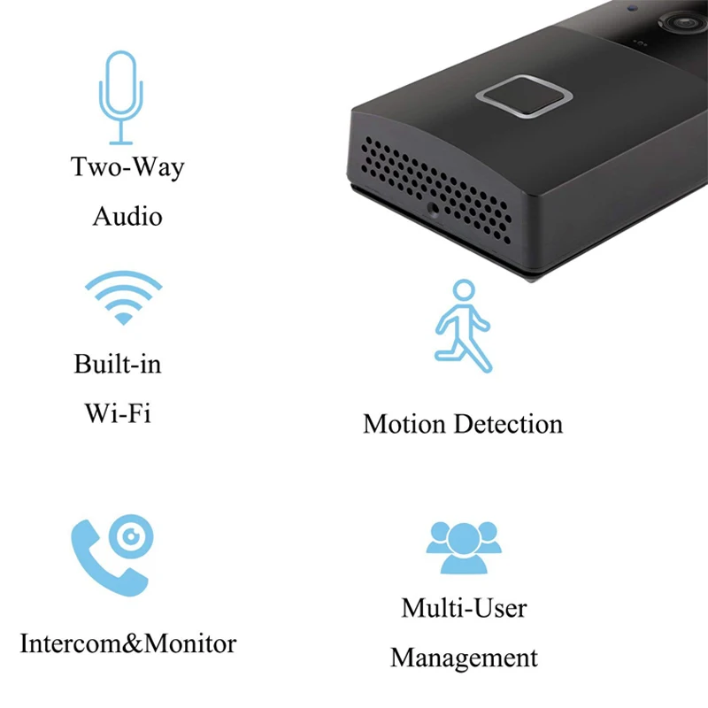 Smart Wireless Mobile APP Video Intercom Doorbell Camera Two Way Talk WIFI Video Call Low Power Consumption Video-eye Doorbell