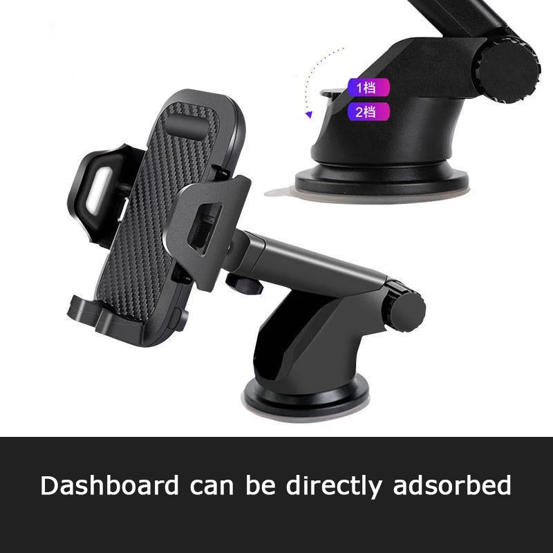 Multifunction Car Phone Holder Car Dashboard Suction Cup GPS Stand Universal Phone Bracket For iPhone Samsung Huawei Xiaomi