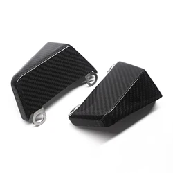 Carbon Fiber Motorcycle Brake Ducts Caliper Radiator Air Cooling kit suitable for all motorcycles with caliper spacing of 108mm