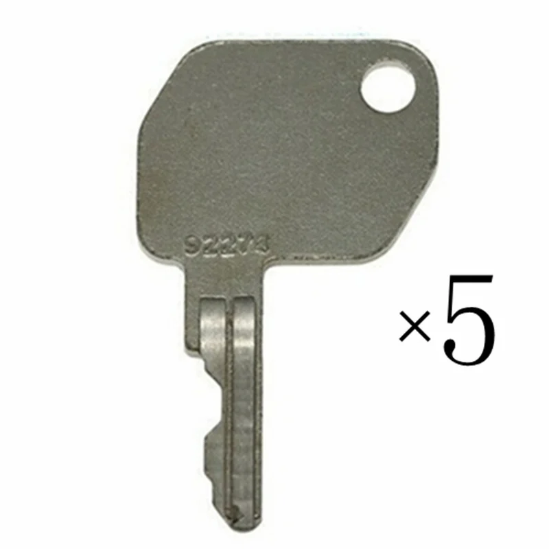 (5) For Ford For JCB New Holland Backhoe Construction Ignition Key 92274 1592