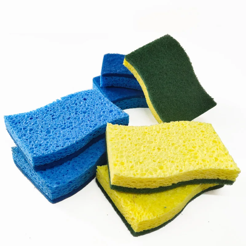 Floristic Kitchen Sponge Scourer Natural Rub Sustainable Eco Friendly Products For Dishware Pots Washing New Tableware Scrubber