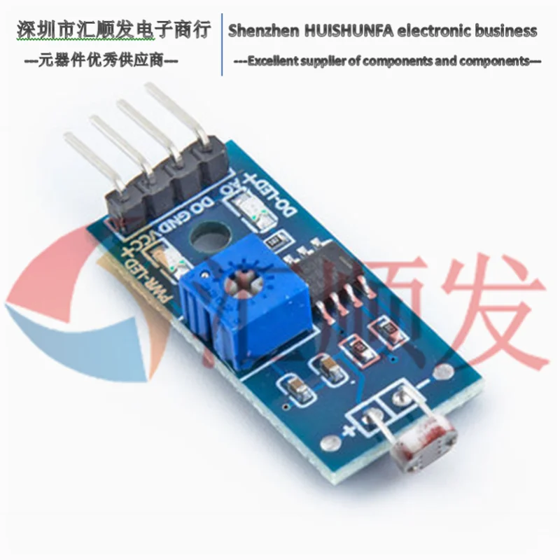 4-pin صور الاستشعار مصابيح إضاءة وحدة كشف photoresistor وحدة الضوئية LM393