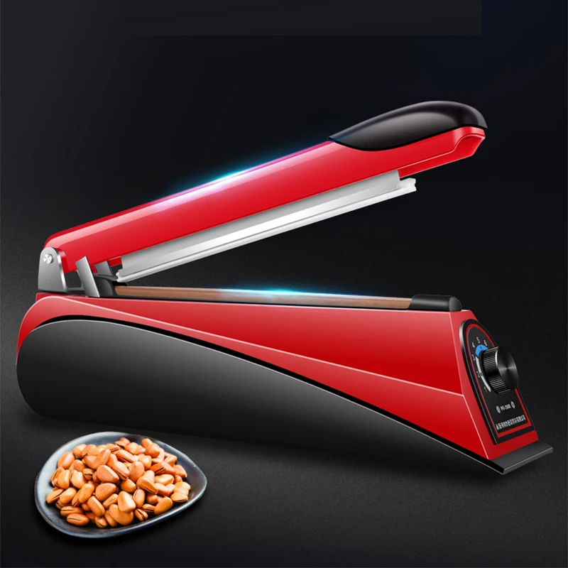 

Ручная машина для запечатывания под давлением, пластиковый пакет, закуска, чай, лунный торт, небольшой бытовой нуга, мешок для еды, коммерческая пластиковая запечатывающая машина